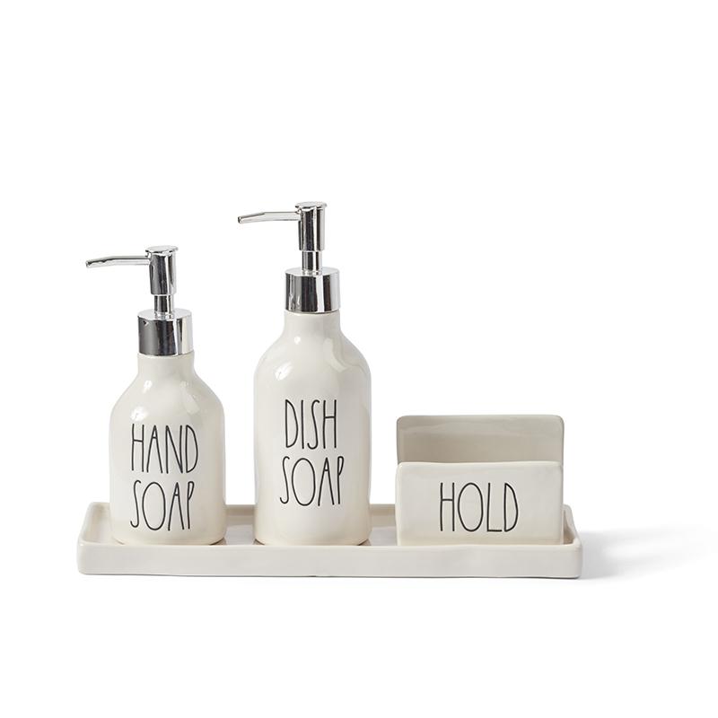 Hand And Dish Soap Dispenser For Kitchen Sink - Farmhouse Kitchen